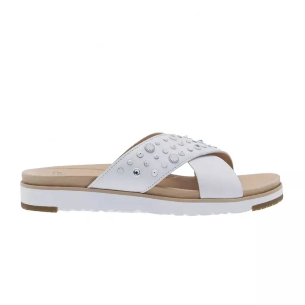 UGG Kari Studded Cross-strap Slide Sandals